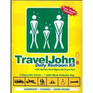  TravelJohn Daily Restroom Kit   1 Day Health & Personal 