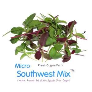 Micro Greens   Southwest Mix   4 x 8 oz  Grocery & Gourmet 