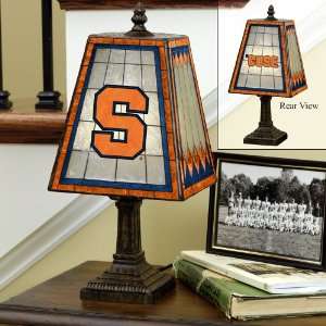 Syracuse University Art Glass Table Lamp
