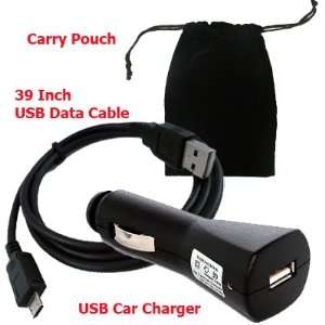 Car Charger and USB Data Cable Charger for Ericsson Xperia Arc, Sanyo 