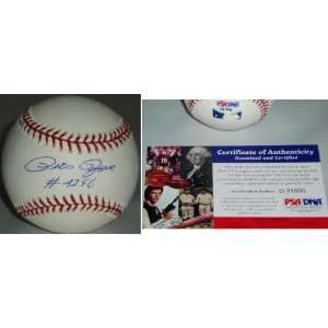  Pete Rose Signed Official Rawlings Baseball w/4256 Sports 