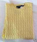 Daniel Cremieux Goldenrod Yellow Cotton LS Sweater 2XL XXL NWT