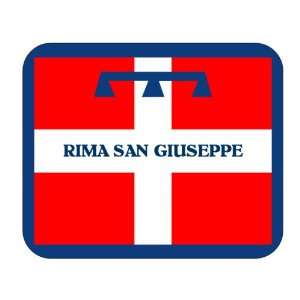   Italy Region   Piedmonte, Rima San Giuseppe Mouse Pad 