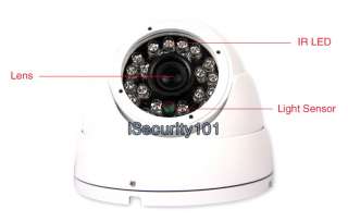    proof 24 LED 1/3 Sony CCD 3.6mm Dome CCTV Camera 361/S1W  