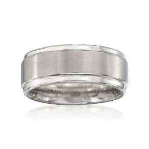  Mens 9mm White Tungsten Carbide Wedding Ring Jewelry