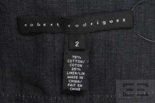 Robert Rodriguez 2 Piece Dark Grey Jacket & Pant Suit Size 2/0  