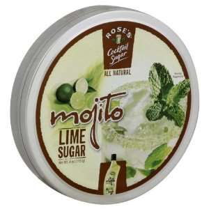 Roses Sugar Cocktail Mojito Lim 4 OZ (Pack of 6)  Grocery 