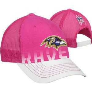  Baltimore Ravens Womens Pink Breast Cancer Awareness 