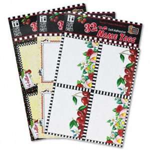 Mary Engelbreit Series Self Stick Name Tag Pack   3 Designs, 2 7/8 x 2 