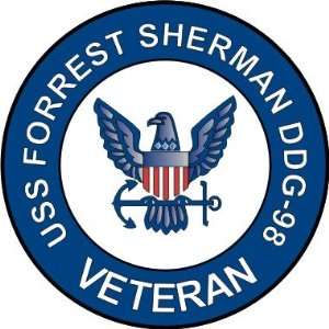  US Navy USS Forrest Sherman DDG 98 Ship Veteran Decal 
