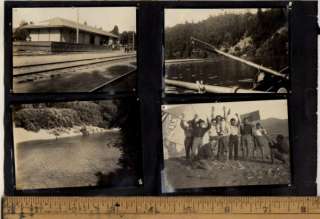 8c1920s Photograph Russian River & Guerneville Train Depot  