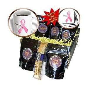   Pink Ribbon Hope  Art  Breast Cancer Awareness   Coffee Gift Baskets