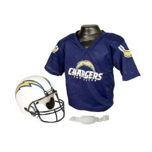  San Diego Chargers Football Helmet & Jersey Top Set 