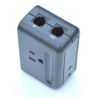   Travel Surge Protector With Telephone & Ethernet Data Protection