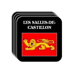 Aquitaine   LES SALLES DE CASTILLON Set of 4 Mini Mousepad Coasters
