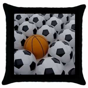  Soccer Balls Throw Pillow Case