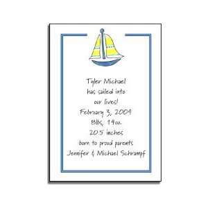  personalized invitations   sailing in