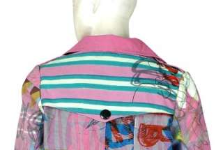 NEW $198 Miss Sidecar Spain Italy Printed Embroidered Jacket Coat Top 