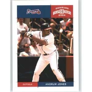  2004 Donruss Team Heroes #34 Andruw Jones   Atlanta Braves 