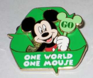 GO GREEN Going MICKEY MOUSE Mystery Disney Pin LE 1000  