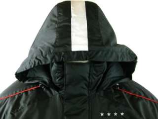 Adidas DC United Men XL Stadium Winter Jacket Coat Black Soccer Jersey 