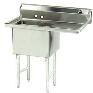   FS 1 3624 24 Spec Line Fabricated One Compartment Pot Sink with One D