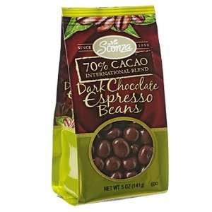 Sconza 70% Dark Chocolate Espresso Beans (Pack of 12)  