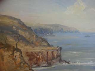Aust. Artist J.Radford Original Oil Painting title  La Perouse Coast 
