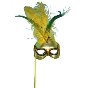  Mask It 48025 Masquerade Mask Embellishment, Gold Arts 