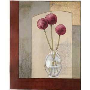  Glass Vase W Alliums By Ashley Arden Highest Quality Art 