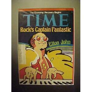 Elton John July 7, 1975 Time Magazine Professionally Matted Cover 11 X 