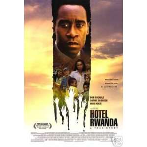 Hotel Rwanda Single Sided Original Movie Poster 27x40  