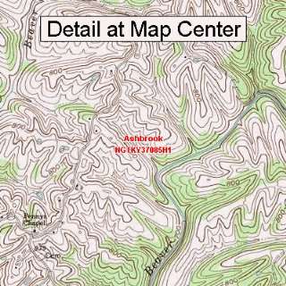  USGS Topographic Quadrangle Map   Ashbrook, Kentucky 