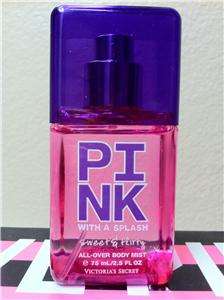 Victorias Secret Pink with a Splash All Over Body Mist (Travel Size 
