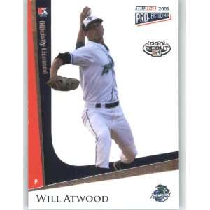  2009 TRISTAR PROjections #200 Will Atwood (Pro Debut RC 