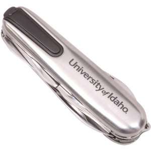  NCAA Idaho Vandals 12 Function Brushed Metal Pocketknife 