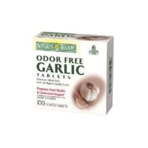  Natures Bounty Garlic Tablets Odor Free 100mg 100 Health 