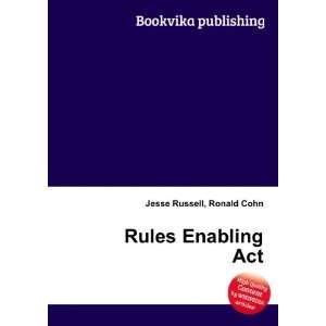  Rules Enabling Act Ronald Cohn Jesse Russell Books