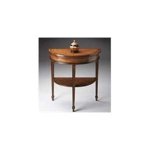  Butler Specialty Demilune Console Table Heritage Finish 