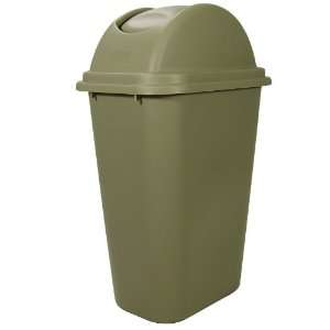 Rubbermaid Commercial Untouchable Top and Large Soft Wastebasket Combo 