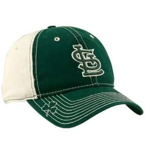   Cardinals White/Green Hooley St. Patrick`s Day Adjustable Hat Sports