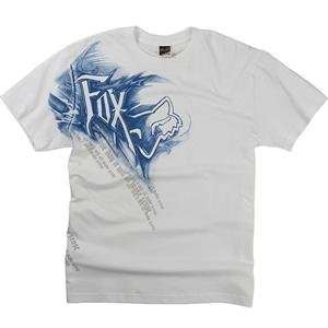  Fox Racing One Day T Shirt   X Large/White Automotive