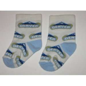  DENVER NUGGETS Team Logo Cotton BABY BOOTIES Sports 