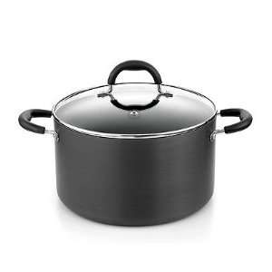  Martha Stewart Collection Hard Anodized Covered Stock Pot 