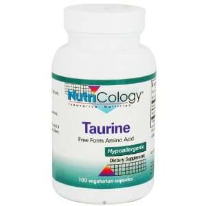  Nutricology, Taurine 500 mg 100 Vegetarian Capsules 