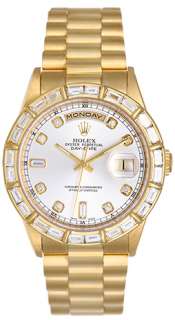 Rolex President Mens Day/Date Diamond Watch 18238  