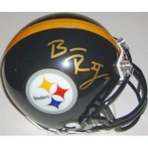  Ben Roethlisberger Signed Steelers Mini Helmet Sports 