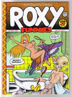 ROXY FUNNIES #1,Underground,Robert Crumb,1st,1972, VFN+  