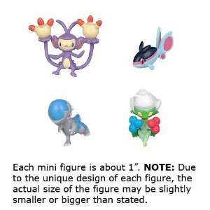   Finneon, Cranidos and Roserade with Interlockable Bases Toys & Games