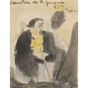 FRAMED oil paintings   Emile Bernard   24 x 32 inches   Caricature de 